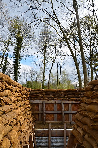 istock First World War British Trench, Flanders 514858199