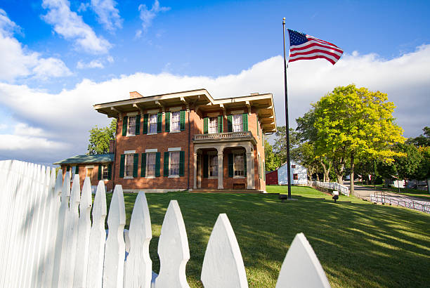 Ulysses S. Grant House in Galena, Illinois stock photo