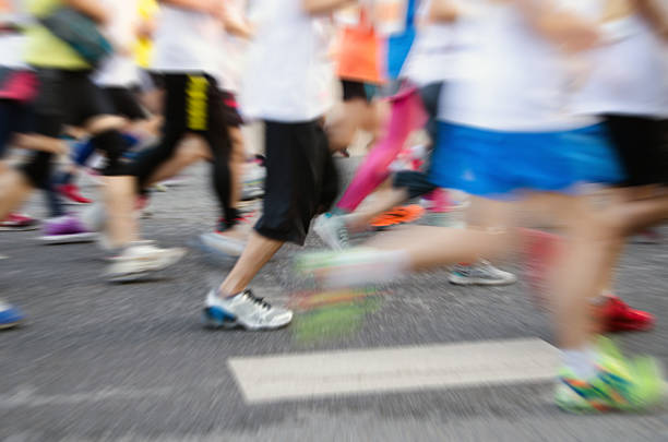 istock Marathon runners in the race 514876405
