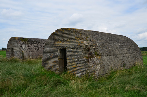 British WW1 bunkers in Flanders, Belgium.