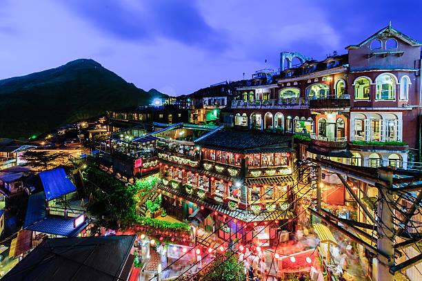 istock night scene of Taipei 514878987