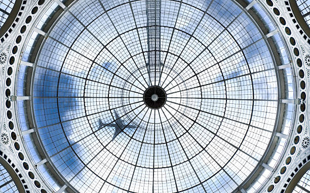 istock Domed roof and aircraft 514879741
