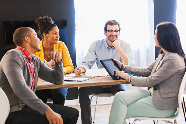 istock Young business people meeting 514880381