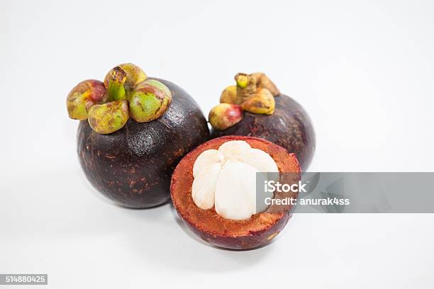 Mangosteen Stock Photo - Download Image Now - Asia, Cross Section, Cut Out