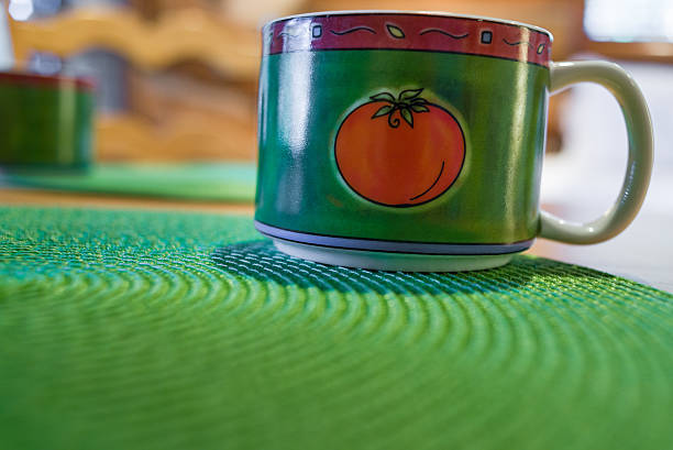 Coffee Mug at Breakfast Table