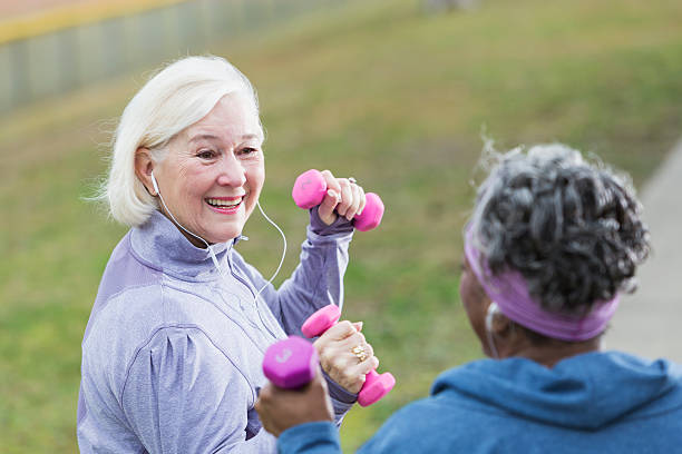 istock Senior women exercising 514880611