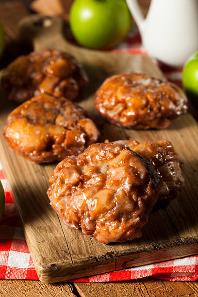 istock Homemade Glazed Apple Fritters 514881421