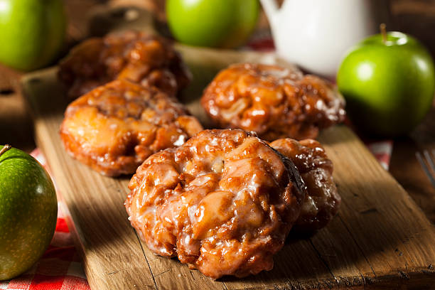 istock Homemade Glazed Apple Fritters 514881423