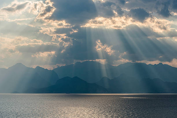 istock Rays of sun over sea 514882845