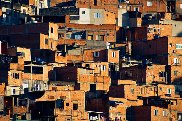 Sao Paulo Down town slum sao paulo poverty favela stock pictures, royalty-free photos & images