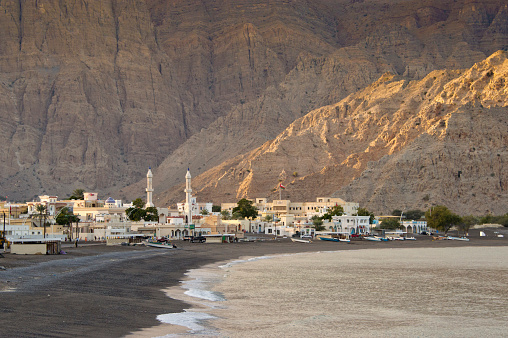 The remote village of Lima in the governorate of Musandam in the north of Oman. Till 2015 the village could only be reached by boat. Most people are fishermen.
