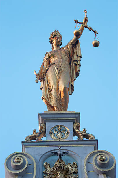 istock Bruges - The statue of Justice 514914815