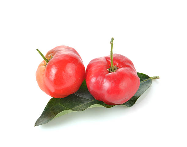 istock Malpighia glabra,Acerola fruit on white background 514917548