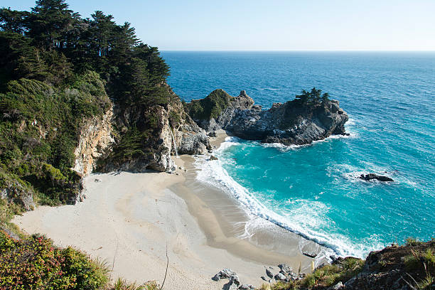 istock Waterfall in Big Sur California 514920348