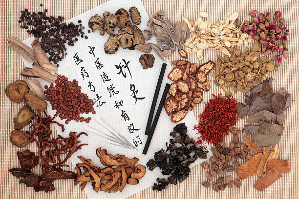 中国の漢�方薬 - chinese medicine medicine chinese script chinese culture ストックフォトと画像