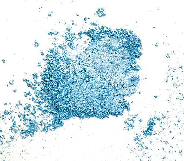 istock Crushed makeup on white background. The eye shadows. 514922774
