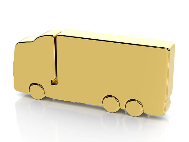 istock Golden truck symbol 514923540