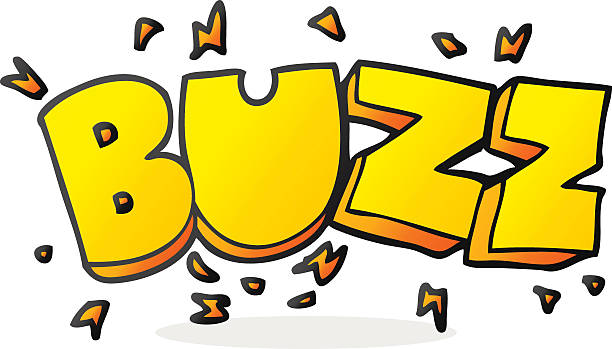 мультяшный шум символ - buzz word stock illustrations
