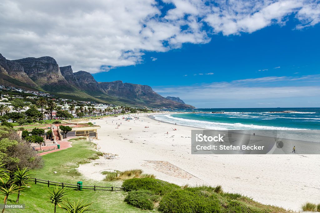 Camps Bay beach, Cape Town, South Africa The Twelve Apostels of Camps Bay, South Africa Cape Town Stock Photo