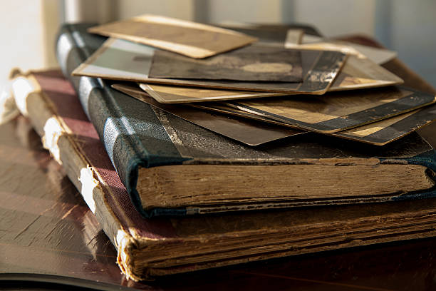 istock Old books and photos. 514928726