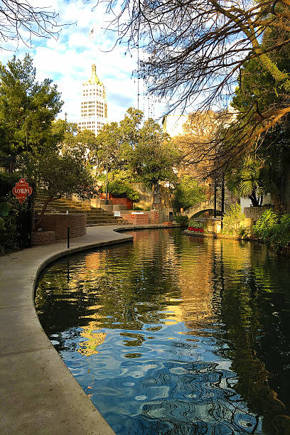 istock Vertical view of the San Antonio Riverwalk 514929608