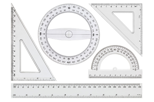 Close-up of three-dimensional blank jigsaw puzzle number 7 on white background.