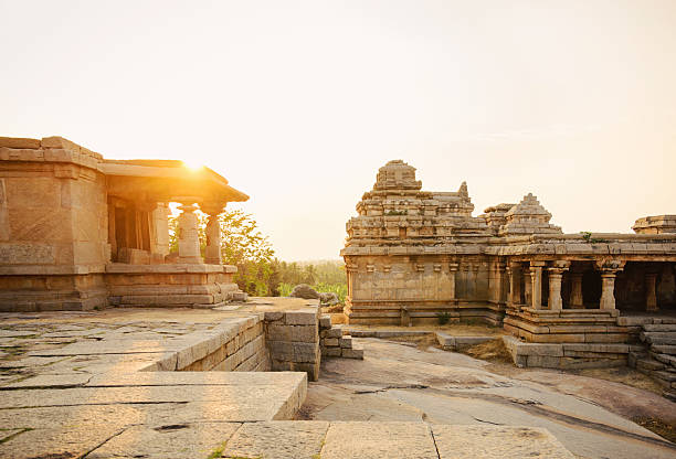 istock Ancient temple ruins in Hampi 514930770