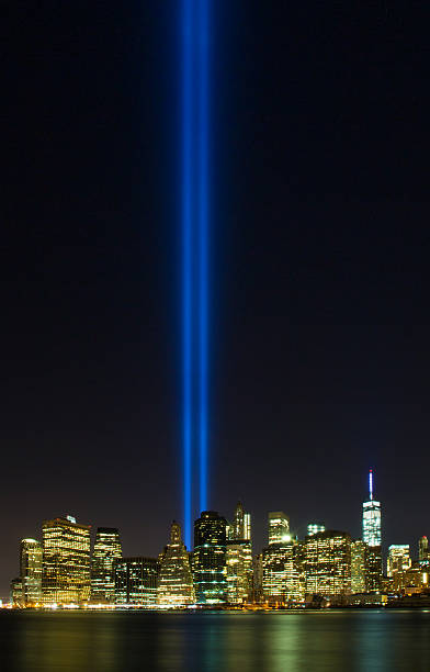 istock Tribute in Light. Downtown New York City 514931367