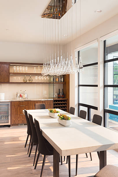 istock beautiful dining room in new luxury home 514933262