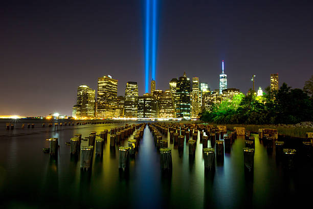 istock Tribute in Light. Downtown New York City 514934483