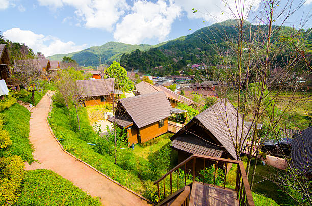 istock Little house among mountain 514934999
