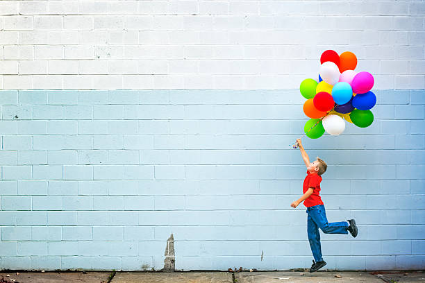 balony - balloon child elementary age people zdjęcia i obrazy z banku zdjęć