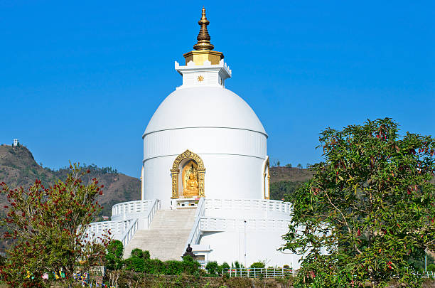 istock World Peace Pagoda in Pokhara, Nepal. 514936504