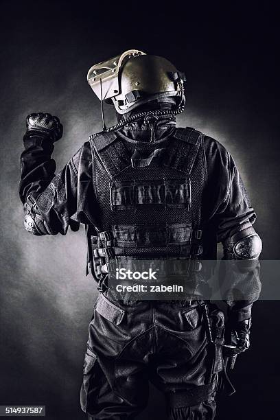 Spec Ops Stock Photo - Download Image Now - Black Color, Counter-terrorism, Rear View