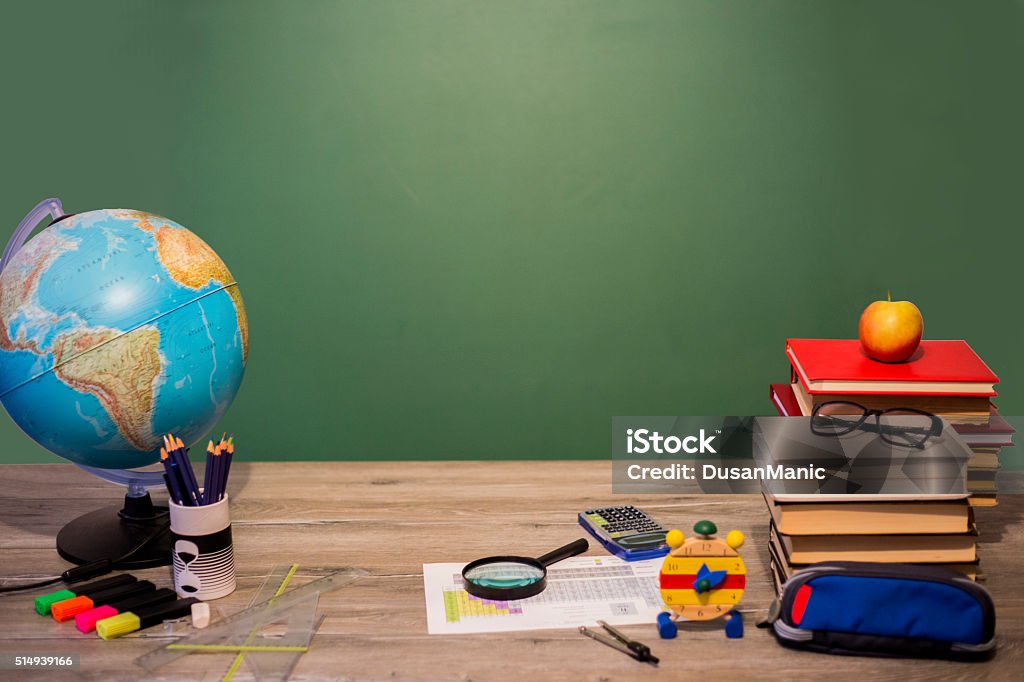 School Education Concept Stock Photo - Download Image Now - Lecture Hall,  Apple - Fruit, Back to School - iStock