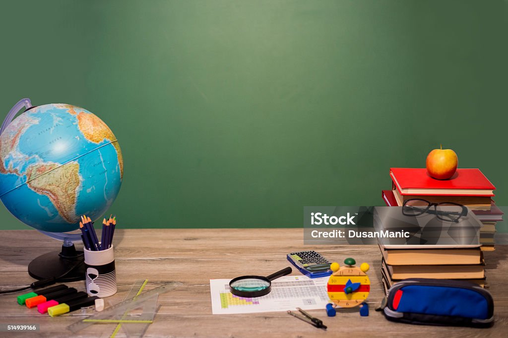School Education Concept Stock Photo - Download Image Now - Lecture Hall, Apple - Fruit, Back to School - iStock