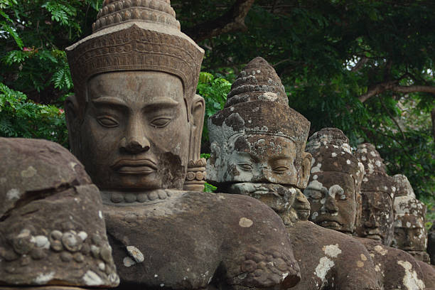 istock Asuras and Devatas on the Naga Bridge to Angkor Thom 514944764