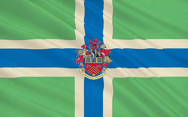 istock Flag of Gloucestershire county, England 514944852