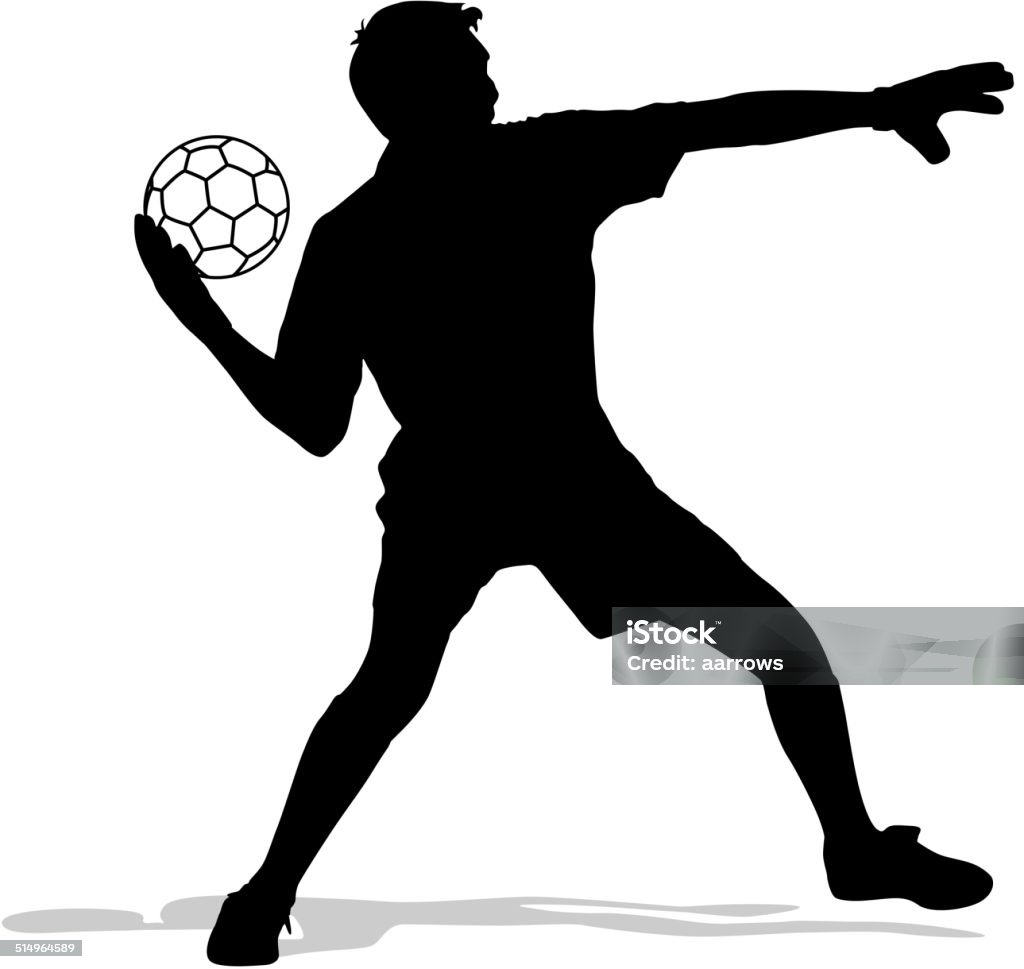 silhouettes of soccer players with the ball silhouettes of soccer players with the ball. Vector illustration. Activity stock vector