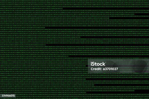 Green Binary Computer Code On Black Background Stock Illustration - Download Image Now - Abstract, Accessibility, Backgrounds