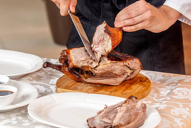istock cooking roast duck in restaurant 514967145
