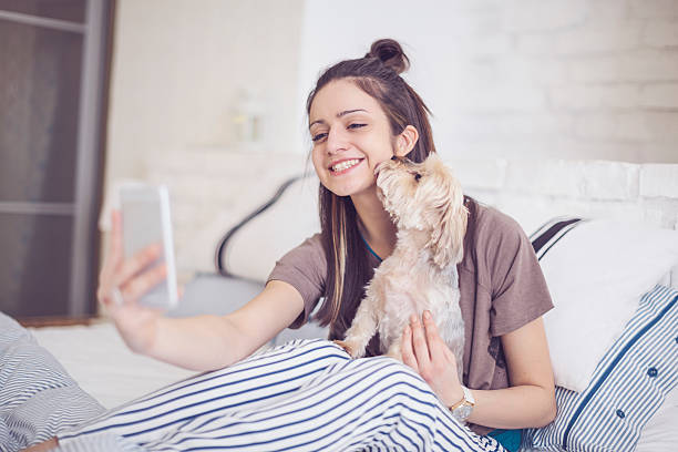 istock Pretty woman at home 514983330