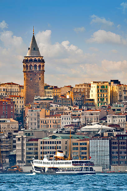 i̇stanbul, wieża galata - galata tower zdjęcia i obrazy z banku zdjęć