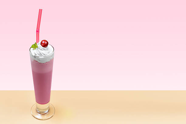 istock Milkshake in high glass 514989420