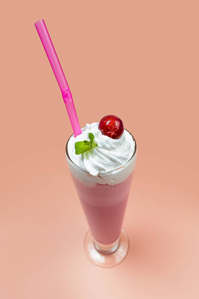 istock Milkshake in high glass 514989434