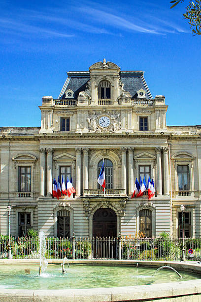 Prefecture in Montpellier, South of France Prefecture in Montpellier. Prefecture dating from the 19th Century nostradamus stock pictures, royalty-free photos & images