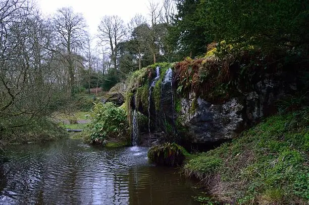 Blarney Castle Garden Waterfall