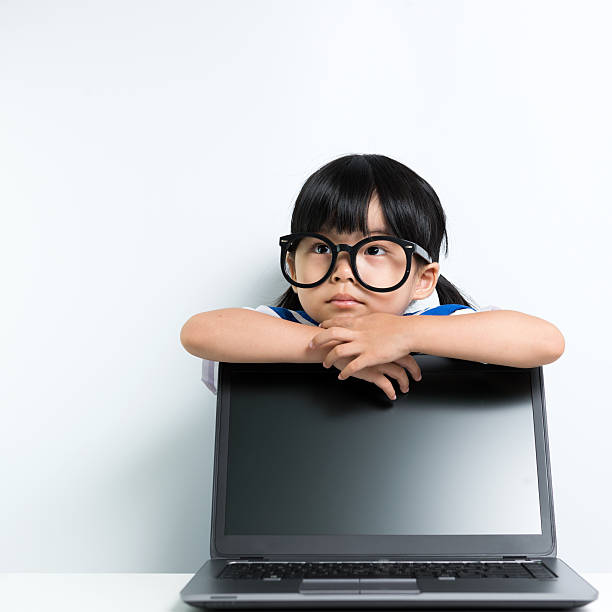 istock Baby girl with laptop 514990167