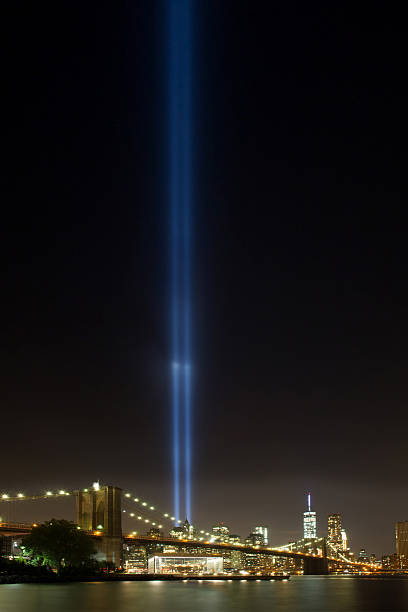 istock Tribute in Light. Downtown New York City 514991235