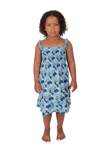 Little Ghanaian - Canadian Girl stock photo
